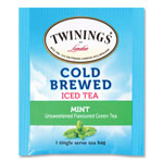 Twinings Cold Brew Iced Tea Bags, Mint, 0.07 oz Tea Bag, 20/Box view 1