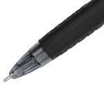 Uni-Ball Signo 207 Needle Point Retractable Gel Pen, 0.7mm, Black Ink/Barrel, Dozen view 2