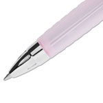 Uni-Ball Signo 207 Retractable Gel Pen, Medium 0.7mm, Black Ink, Pink Barrel, 2/Pack view 1