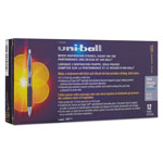 Uni-Ball Signo 207 Retractable Gel Pen, Bold 1mm, Blue Ink, Black/Blue Barrel, Dozen view 3