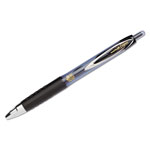 Uni-Ball 207 Signo Gel Ultra Micro Retractable Gel Pen, 0.38mm, Black Ink, Smoke Barrel view 1