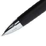 Uni-Ball 207 Signo Gel Ultra Micro Retractable Gel Pen, 0.38mm, Black Ink, Smoke Barrel view 2