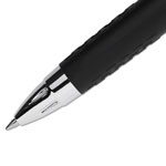 Uni-Ball 207 Signo Gel Ultra Micro Retractable Gel Pen, 0.38mm, Blue Ink, Smoke Barrel view 2