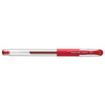 Uni-Ball Stick Gel Pen, Micro 0.38mm, Assorted Ink, Clear Barrel, 8/Set view 1