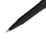 Uni-Ball Stick Roller Ball Pen, Micro 0.5mm, Black Ink/Barrel, 72/Pack view 3