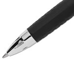 Uni-Ball Signo 207 Retractable Gel Pen, 0.7mm, Red Ink, Smoke/Black/Red, Dozen view 2