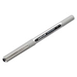 Uni-Ball VISION Stick Roller Ball Pen, Fine 0.7mm, Black Ink, Black/Gray Barrel, Dozen view 1