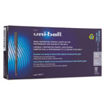 Uni-Ball ONYX Stick Roller Ball Pen, Fine 0.7mm, Red Ink, Black Matte Barrel, Dozen view 4