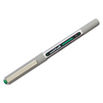 Uni-Ball VISION Stick Roller Ball Pen, Fine 0.7mm, Evergreen Ink, Gray Barrel, Dozen view 1