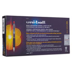 Uni-Ball Signo 207 Retractable Gel Pen, Micro 0.5mm, Red Ink, Smoke/Black/Red Barrel, Dozen view 2