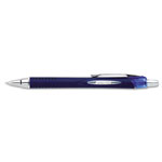 Uni-Ball Jetstream Retractable Ballpoint Pen, Fine 0.7mm, Blue Ink, Blue Barrel view 1