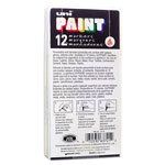 uni®-Paint Permanent Marker, Fine Bullet Tip, Assorted Colors, 12/Set view 5