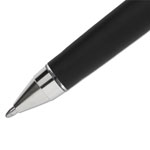 Uni-Ball 207 Impact Retractable Gel Pen, Bold 1mm, Red Ink, Black/Red Barrel view 1