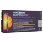 Uni-Ball Signo Retractable Gel Pen, 0.7mm, Blue Ink, Blue/Metallic Barrel, Dozen view 4
