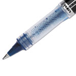 Uni-Ball VISION ELITE Stick Roller Ball Pen, 0.5mm, Blue-Black Ink, Black/Blue Barrel view 1
