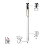 Uni-Ball UB One Gel Pens - 0.7 mm Pen Point Size - Multi Gel-based Ink - 4 / Pack view 1
