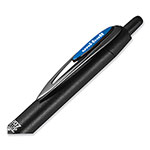 Uni-Ball 207 Plus+ Gel Pen, Retractable, Medium 0.7 mm, Blue Ink, Black Barrel, 4/Pack view 4