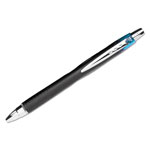 Uni-Ball Jetstream Retractable Ballpoint Pen, Bold 1mm, Blue Ink, Black Barrel view 1