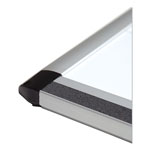 U Brands PINIT Magnetic Dry Erase Board, 48 x 36, White view 1
