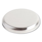 U Brands High Energy Magnets, Circle, Silver, 1.25