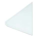 U Brands Cubicle Glass Dry Erase Board, 12 x 12, White view 4