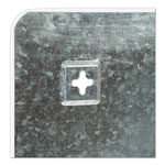 U Brands Cubicle Glass Dry Erase Board, 12 x 12, White view 5