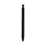 U Brands Monterey Ballpoint Pen, Medium 1 mm, Black Ink, Black Barrel, Dozen orginal image