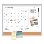 U Brands 4N1 Magnetic Dry Erase Combo Board, 24 x 18, White/Natural view 2