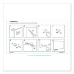 U Brands Magnetic Glass Dry Erase Board Value Pack, 36 x 24, White view 4