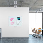 U Brands Magnetic Glass Dry Erase Board Value Pack, 48 x 36, White view 1