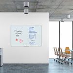 U Brands Magnetic Glass Dry Erase Board Value Pack, 72 x 48, White view 5
