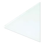 U Brands Floating Glass Dry Erase Board, 48 x 36, White view 1