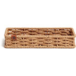 U Brands Woven Catch-All Tray - 1 Compartment(s) - Sturdy - Brown view 1