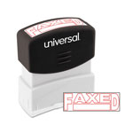 Universal Message Stamp, FAXED, Pre-Inked One-Color, Red orginal image