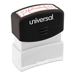 Universal Message Stamp, PAID, Pre-Inked One-Color, Red view 2