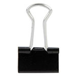 Universal Binder Clips in Zip-Seal Bag, Mini, Black/Silver, 144/Pack view 5