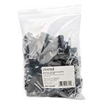 Universal Binder Clip Zip-Seal Bag Value Pack, Small, Black/Silver, 144/Pack view 3