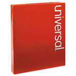 Universal Four-Section Pressboard Classification Folders, 1 Divider, Letter Size, Red, 10/Box view 1