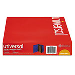 Universal Bright Colored Pressboard Classification Folders, 2 Dividers, Letter Size, Cobalt Blue Cover, 10/Box view 3