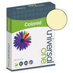 Universal Deluxe Colored Paper, 20lb, 8.5 x 11, Canary, 500/Ream orginal image