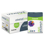 Universal Deluxe Colored Paper, 20 lb Bond Weight, 8.5 x 11, Goldenrod, 500/Ream view 1