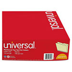 Universal Double-Ply Top Tab Manila File Folders, 1/2-Cut Tabs, Letter Size, 100/Box view 1