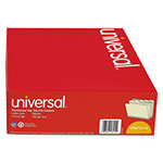 Universal Double-Ply Top Tab Manila File Folders, 1/5-Cut Tabs, Letter Size, 100/Box view 1
