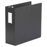 Universal Deluxe Non-View D-Ring Binder with Label Holder, 3 Rings, 4
