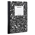 Universal Composition Book, Wide/Legal Rule, Black Marble Cover, (100) 9.75 x 7.5 Sheets view 1