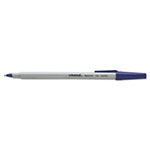 Universal Ballpoint Pen, Stick, Fine 0.7 mm, Blue Ink, Gray Barrel, Dozen view 1