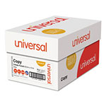 Universal Copy Paper, 92 Bright, 3-Hole, 20lb, 8.5 x 11, White, 500 Sheets/Ream, 10 Reams/Carton view 1