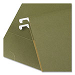 Universal Hanging File Folders, Legal Size, 1/5-Cut Tabs, Standard Green, 50/Carton view 1
