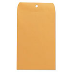 Universal Kraft Clasp Envelope, #55, Square Flap, Clasp/Gummed Closure, 6 x 9, Brown Kraft, 100/Box view 1