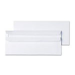 Universal Self-Seal Business Envelope, #10, Square Flap, Self-Adhesive Closure, 4.13 x 9.5, White, 500/Box view 1
